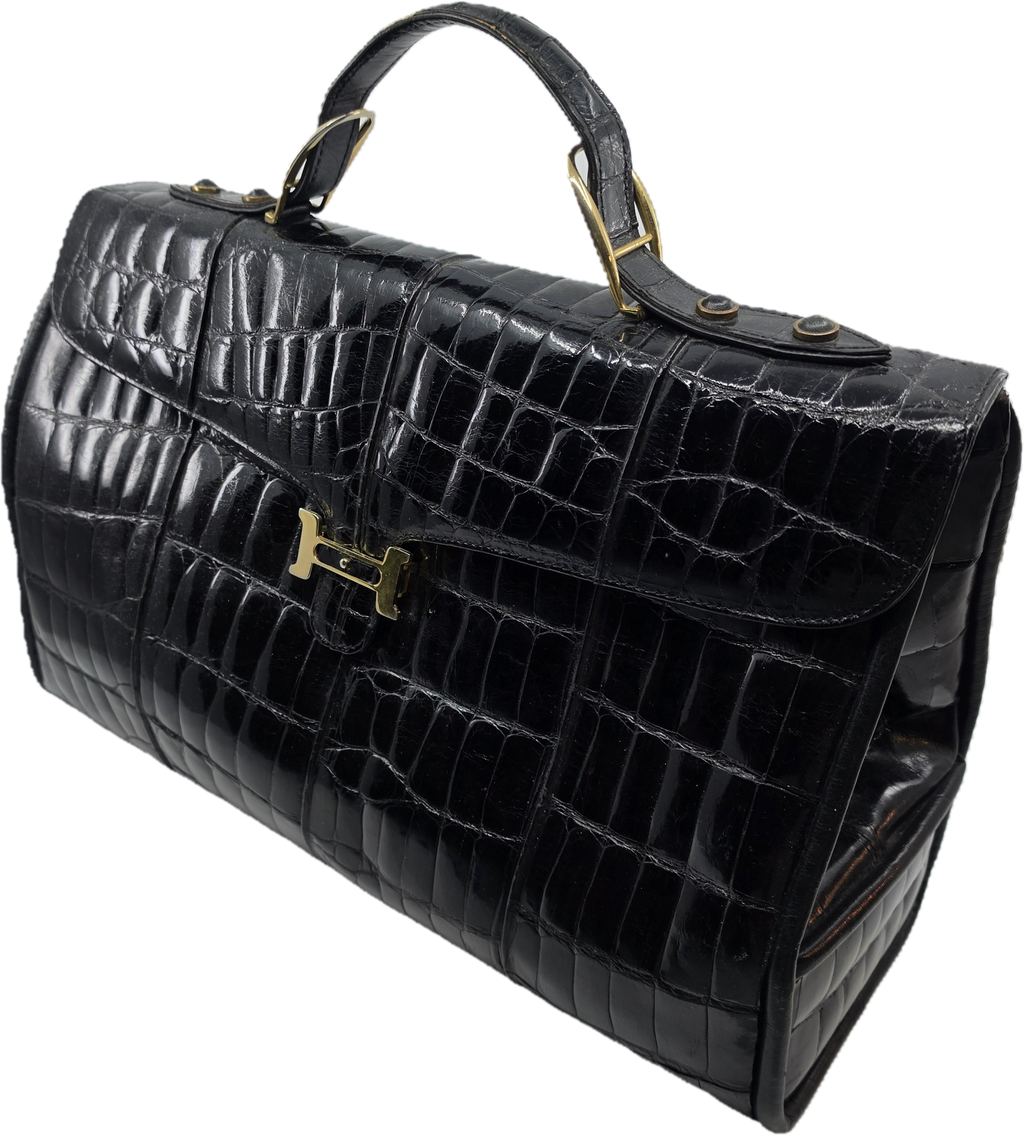 Sac à main élégant en cuir noir