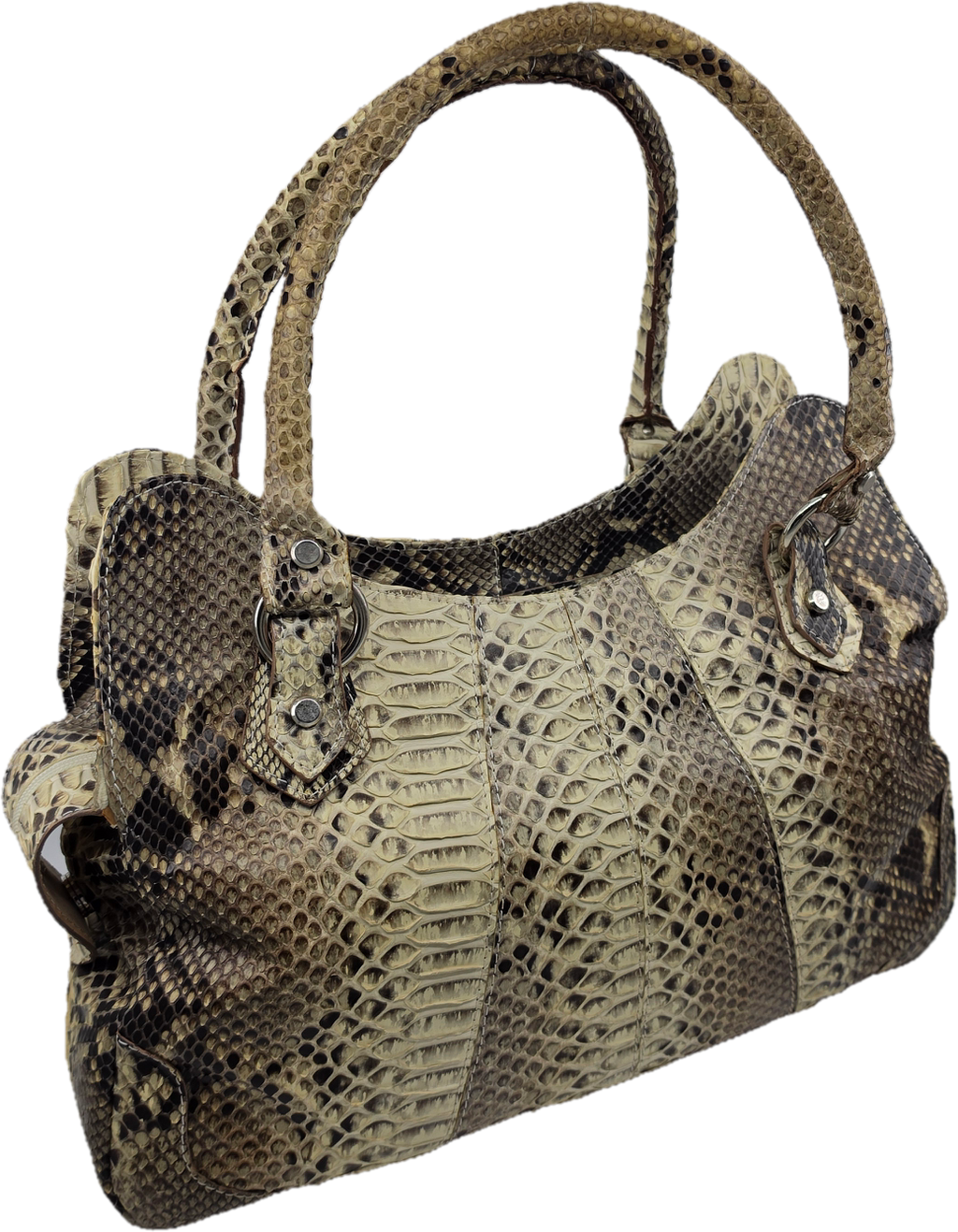 Ikonische Schlangen-Leder Handtasche