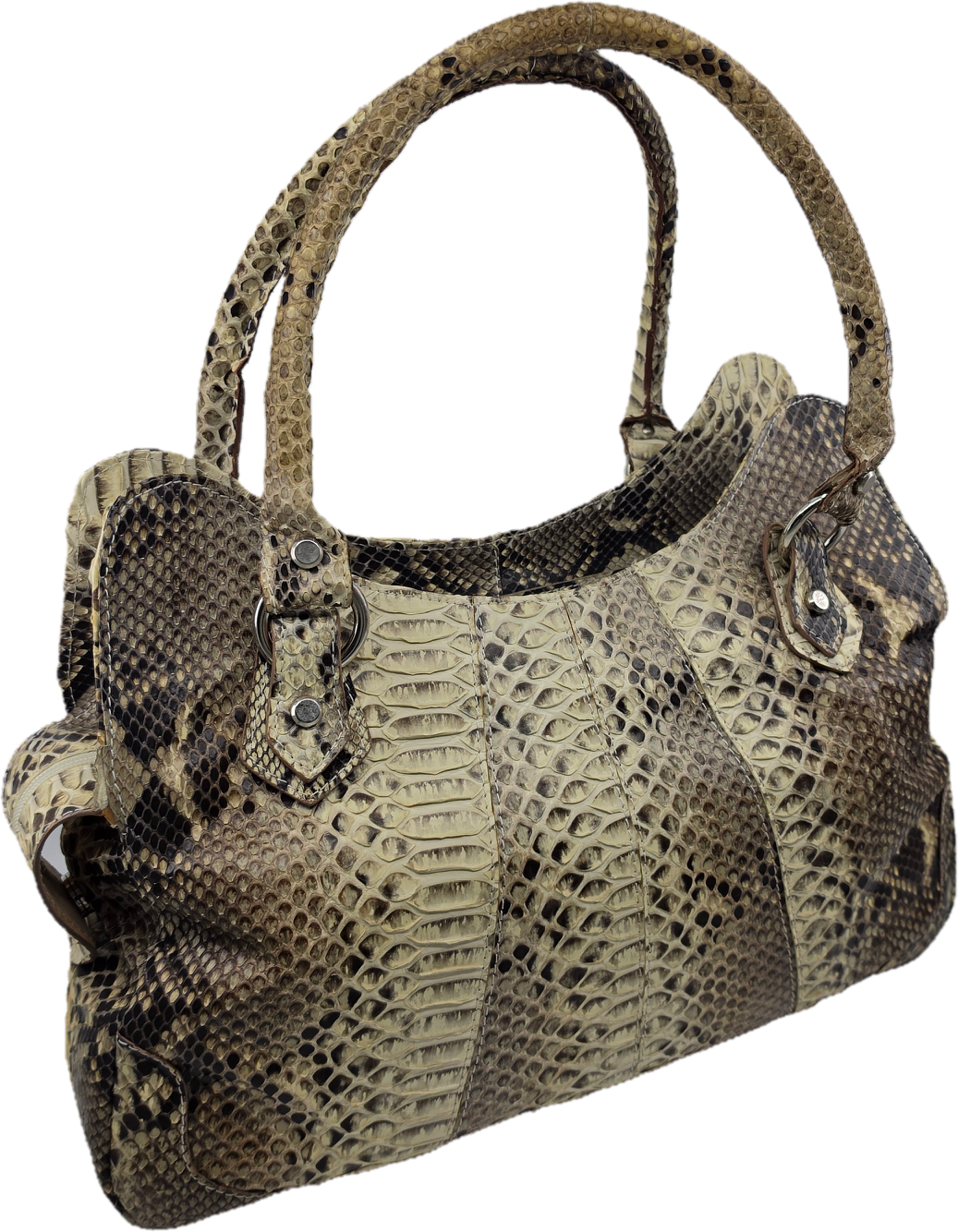 Ikonische Schlangen-Leder Handtasche