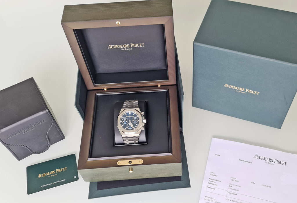 Audemars Piguet Royal Oak Automatik-Chronograph 41 mm – blaues Zifferblatt